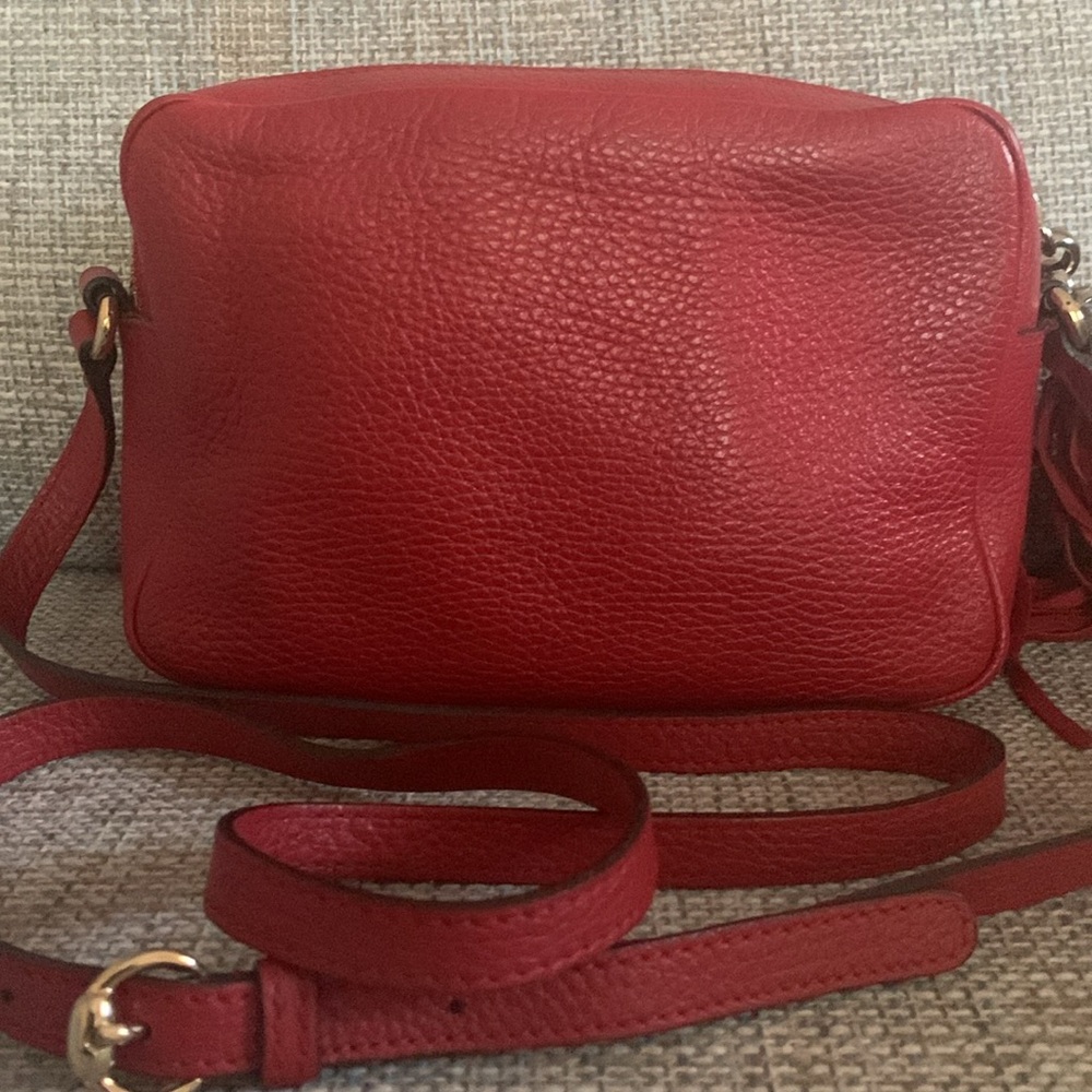 ♥️💄💋Authentic GUCCI Red Soho Disco Crossbody💋💄❤️ - Picture 3 of 13